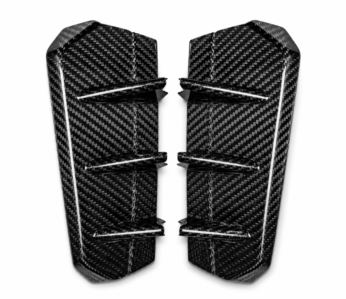 Karbel-Dry Carbon Fog Light Trim Overlay for Audi RS4 B9.5 Pre-preg Carbon Fiber