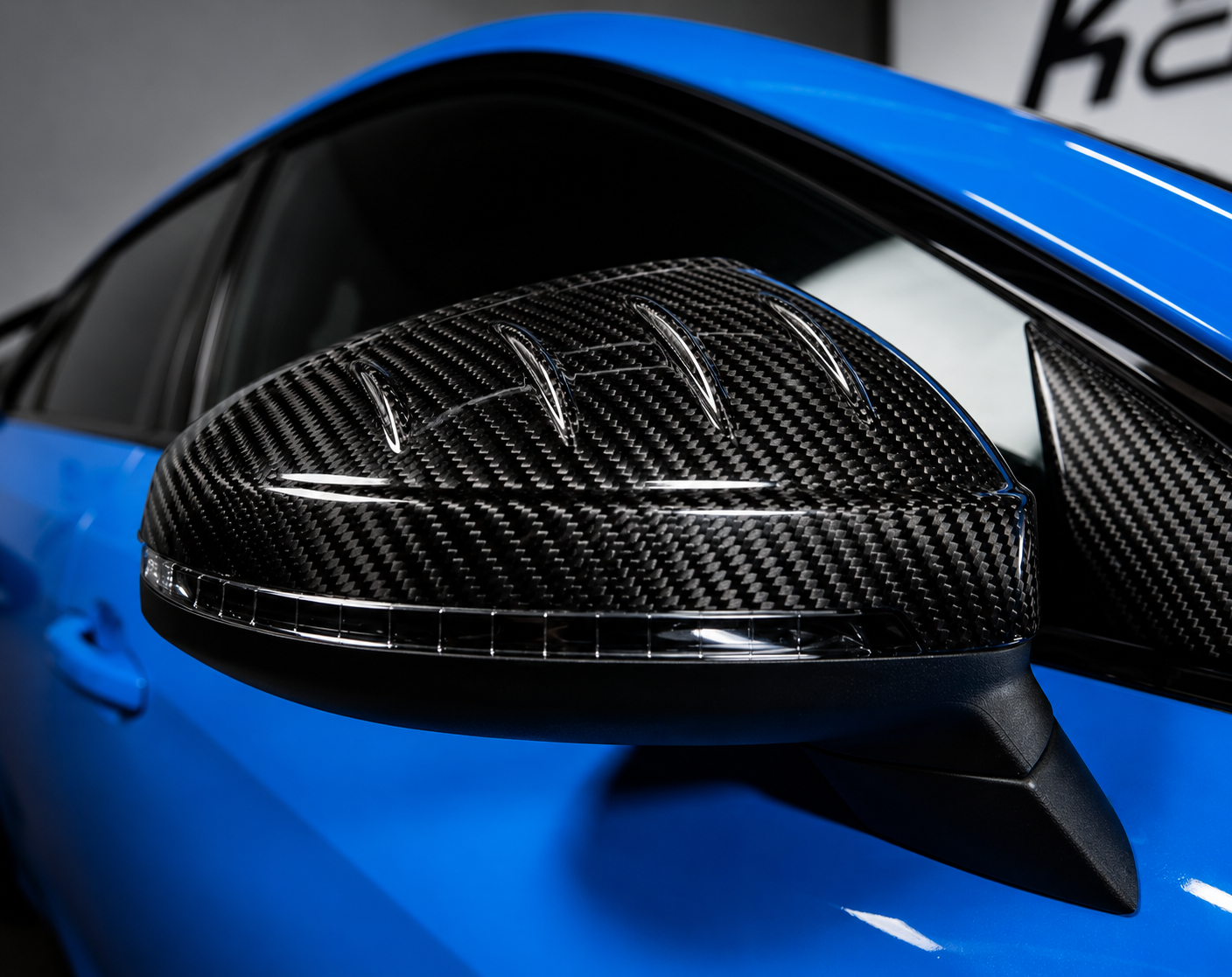 Karbel-Dry Carbon Mirror Covers for Audi RS5 S5 A5 & RS4 S4 A4 B9 / B9.5 2017-ON Carbon Fiber