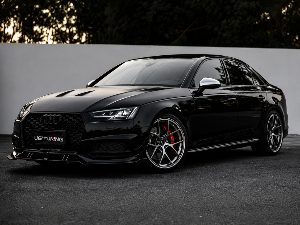 Karbel-Dry Carbon Hood for Audi RS4 S4 A4 B9 / B9.5 2017-ON Carbon Fiber
