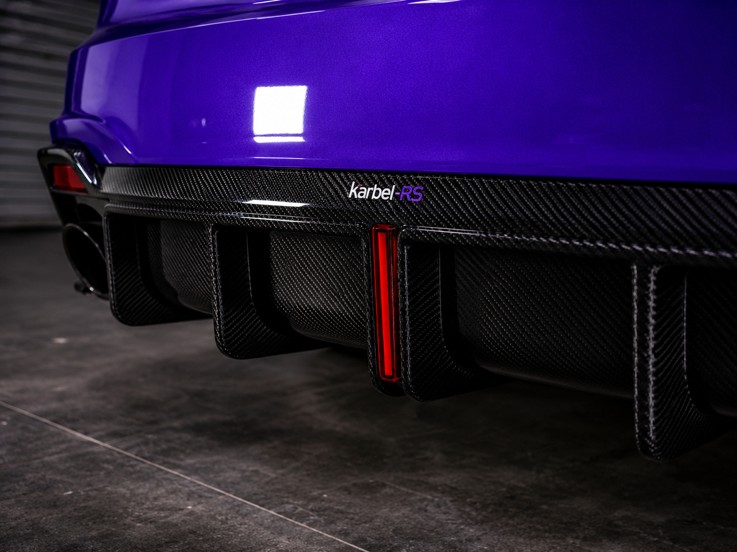 Karbel-Dry Carbon Rear Diffuser for Audi RS5 B9.5 2020-2025 Dry Pre-preg Carbon Fiber