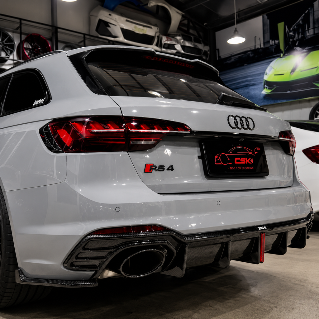 Karbel-Dry Carbon Pre-preg Carbon Fiber Full Body Kit For Audi RS4 B9 2018-2019