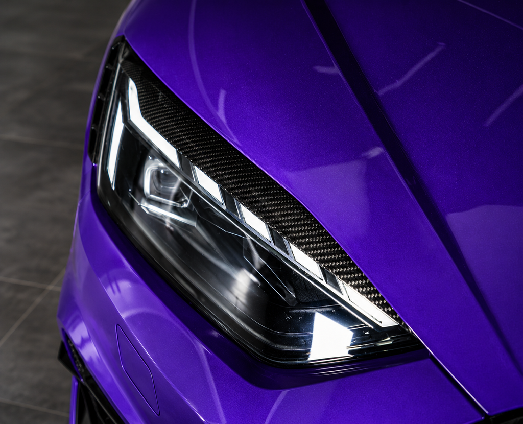 Karbel-Dry Carbon Eyebrows Eyelids for Audi RS5 S5 A5 B9 B9.5 2017-Early 2025 Pre-preg Carbon Fiber