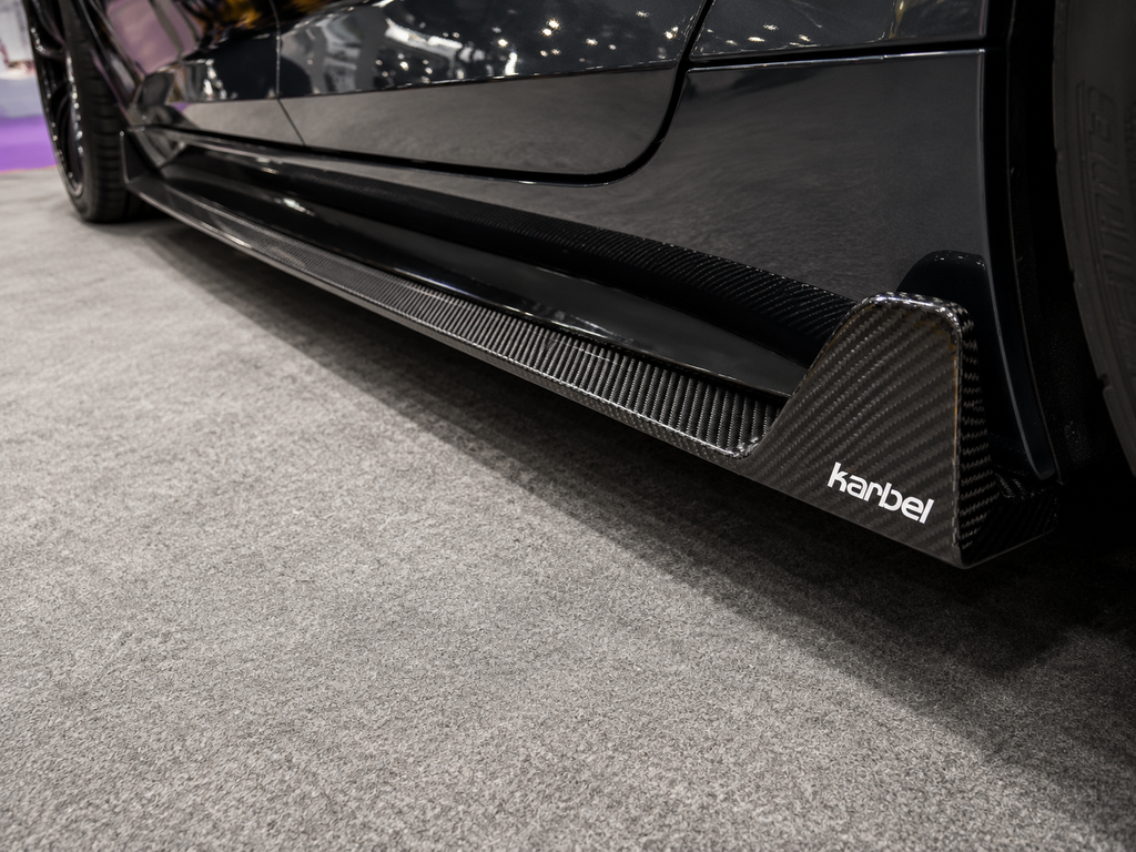 Karbel-Dry Carbon Side Skirts For Audi RS5 & S5 & A5 B9 2017-2019 Pre-preg Carbon Fiber