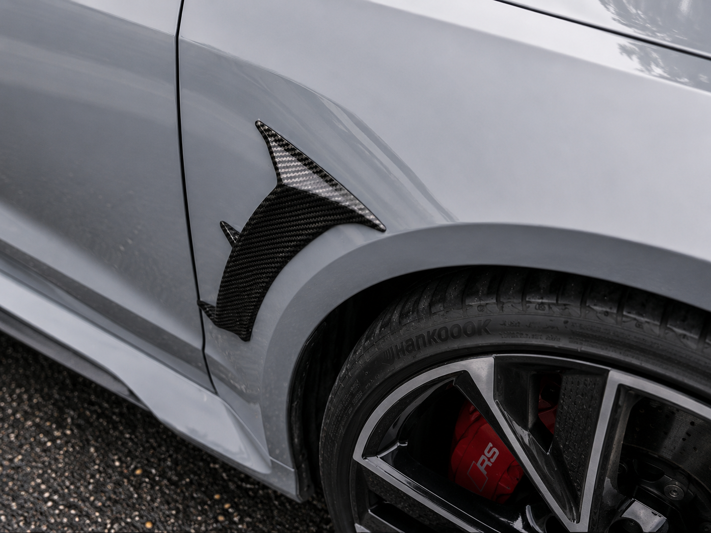 Karbel Carbon Front Fender Trim for Audi RS6 RS7 C8 2020-ON Carbon Fiber