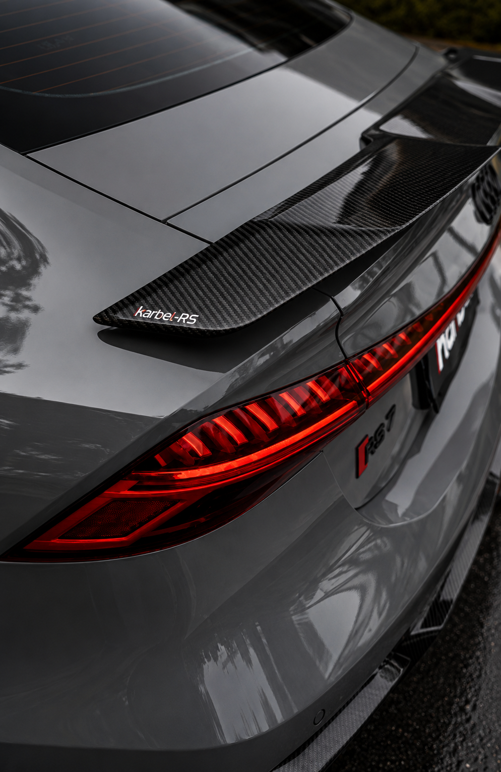 Karbel-Dry Carbon Rear Spoiler for Audi A7 S7 RS7 C8 2020-ON Carbon Fiber