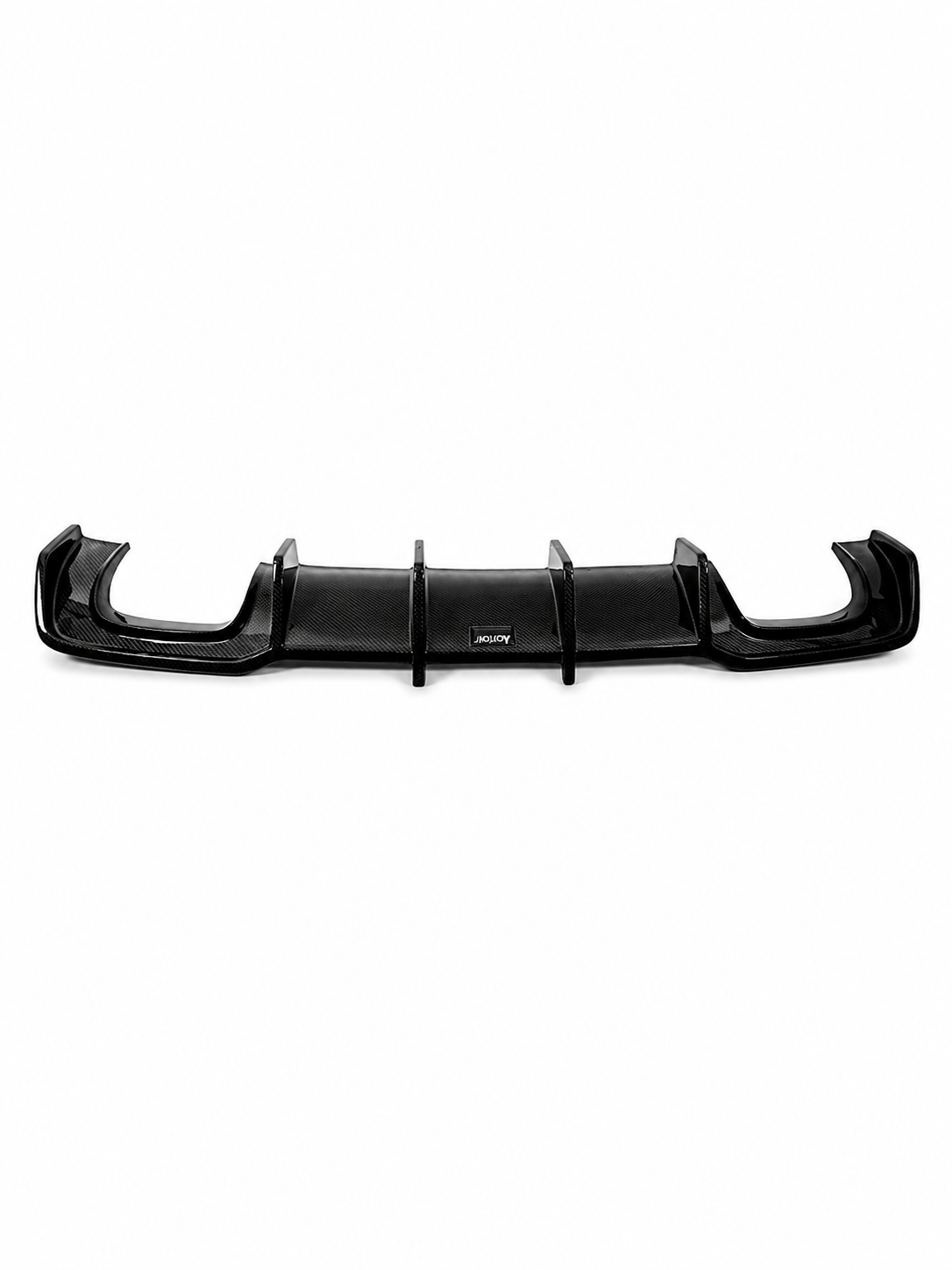 Karbel-Dry Carbon V1 Without LED Light Rear Diffuser for Audi S3 A3 S-line 8.5V 2017-2020 Sedan Carbon Fiber