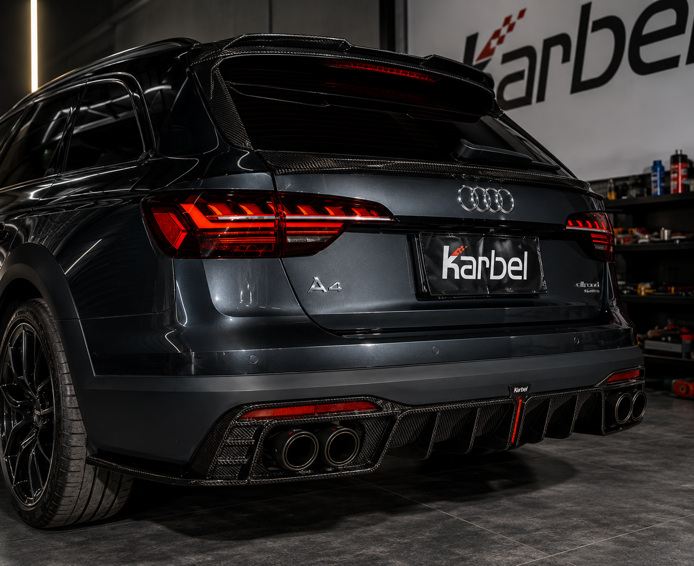Karbel-Dry Carbon Pre-preg Carbon Fiber Full Body Kit For Audi A4 Allroad B9.5 2020-ON