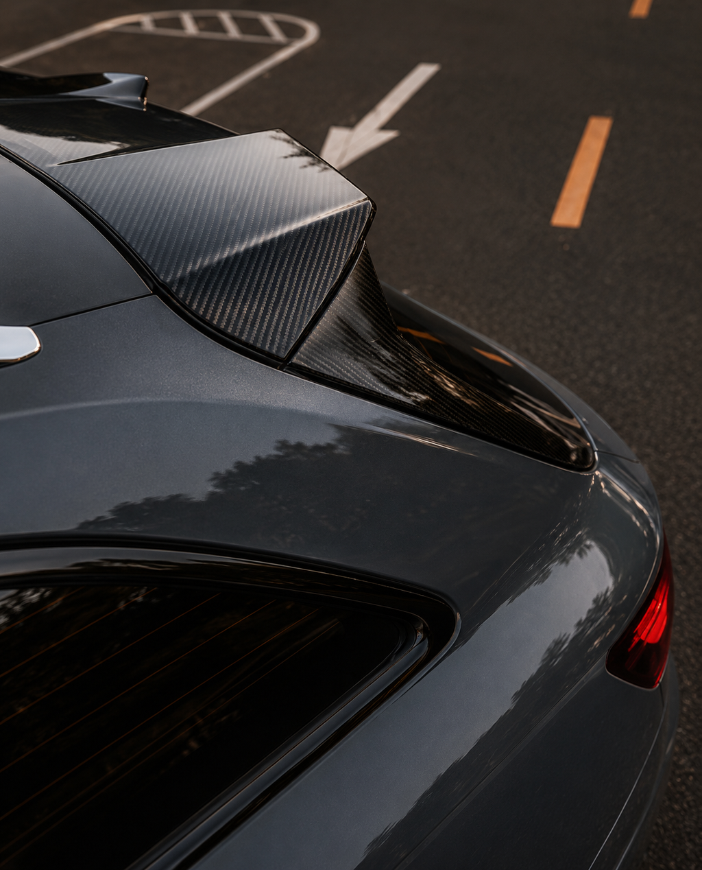 Karbel-Dry Rear Roof Spoiler for Audi A4 Allroad B9 / B9.5 Pre-preg Carbon Fiber