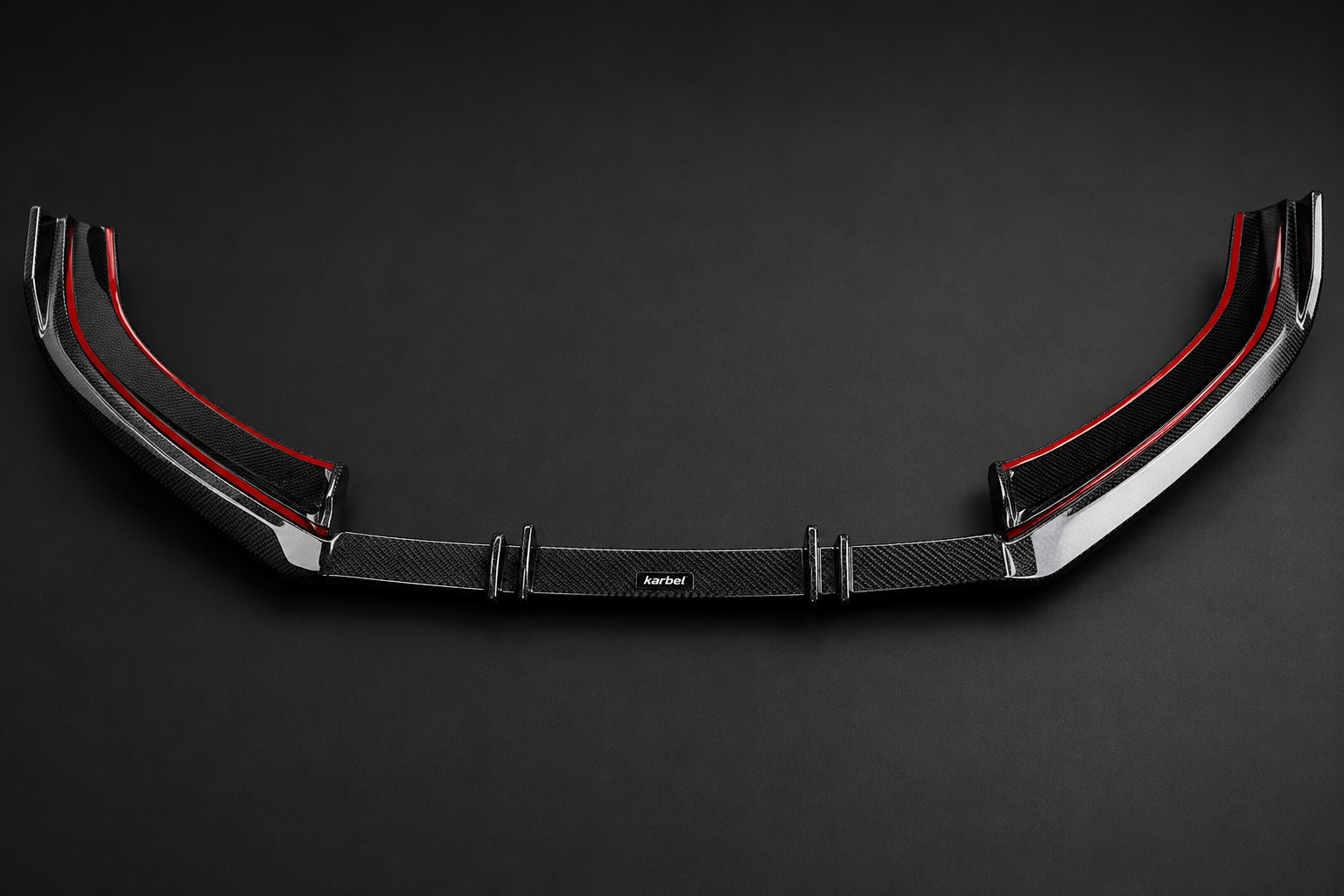 Karbel-Dry Carbon Front Lip Splitter For Audi A4 Allroad B9 2017-2019 Pre-preg Carbon Fiber