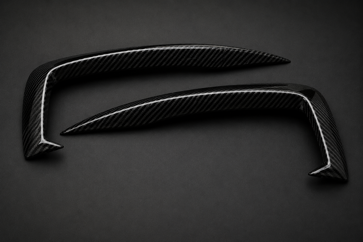 Karbel-Dry Carbon Upper Valences For Audi A4 Allroad B9 2017-2019 Pre-preg Carbon Fiber