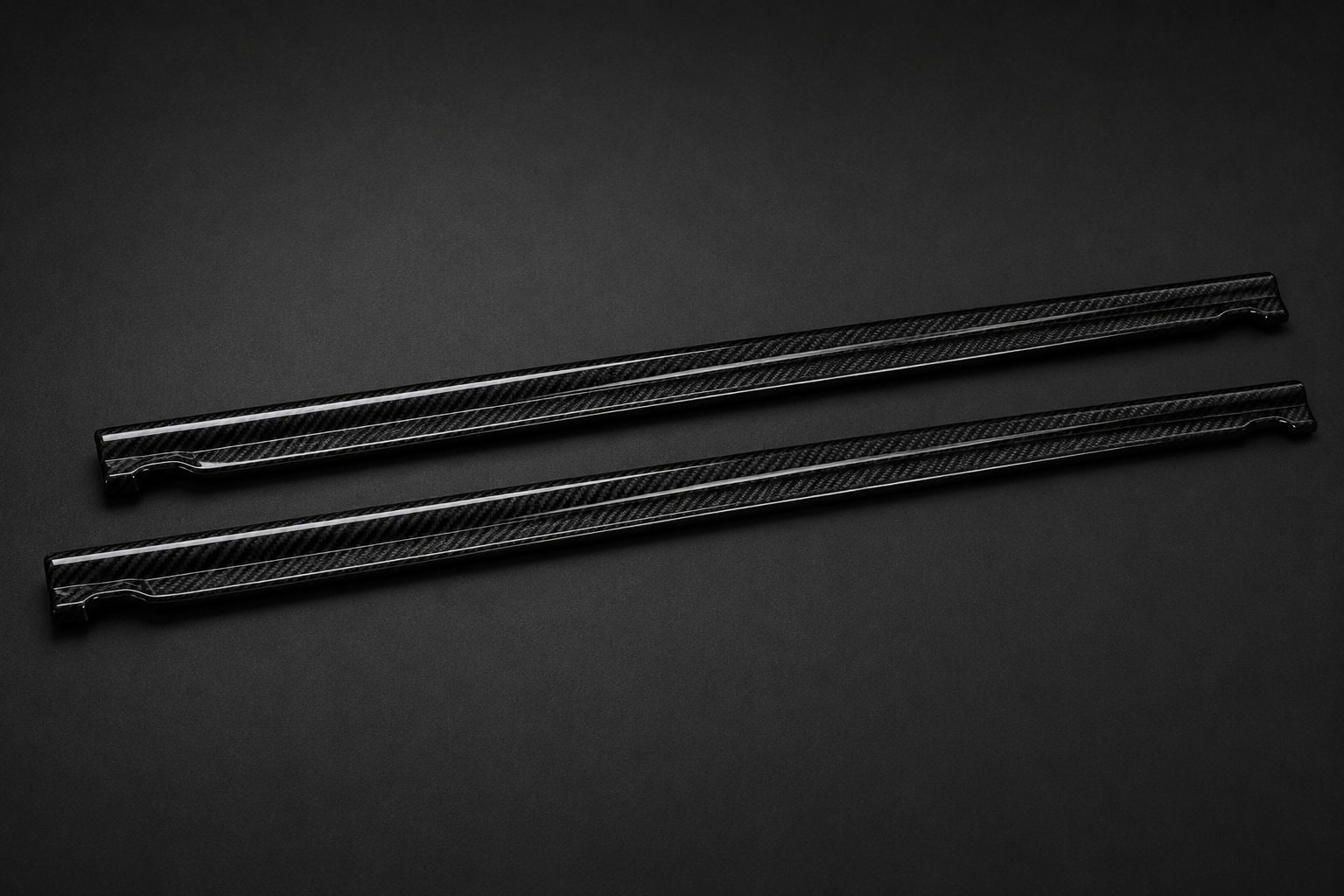 Karbel-Dry Carbon Side Skirts For Audi A4 Allroad B9 2017-2019 Pre-preg Carbon Fiber