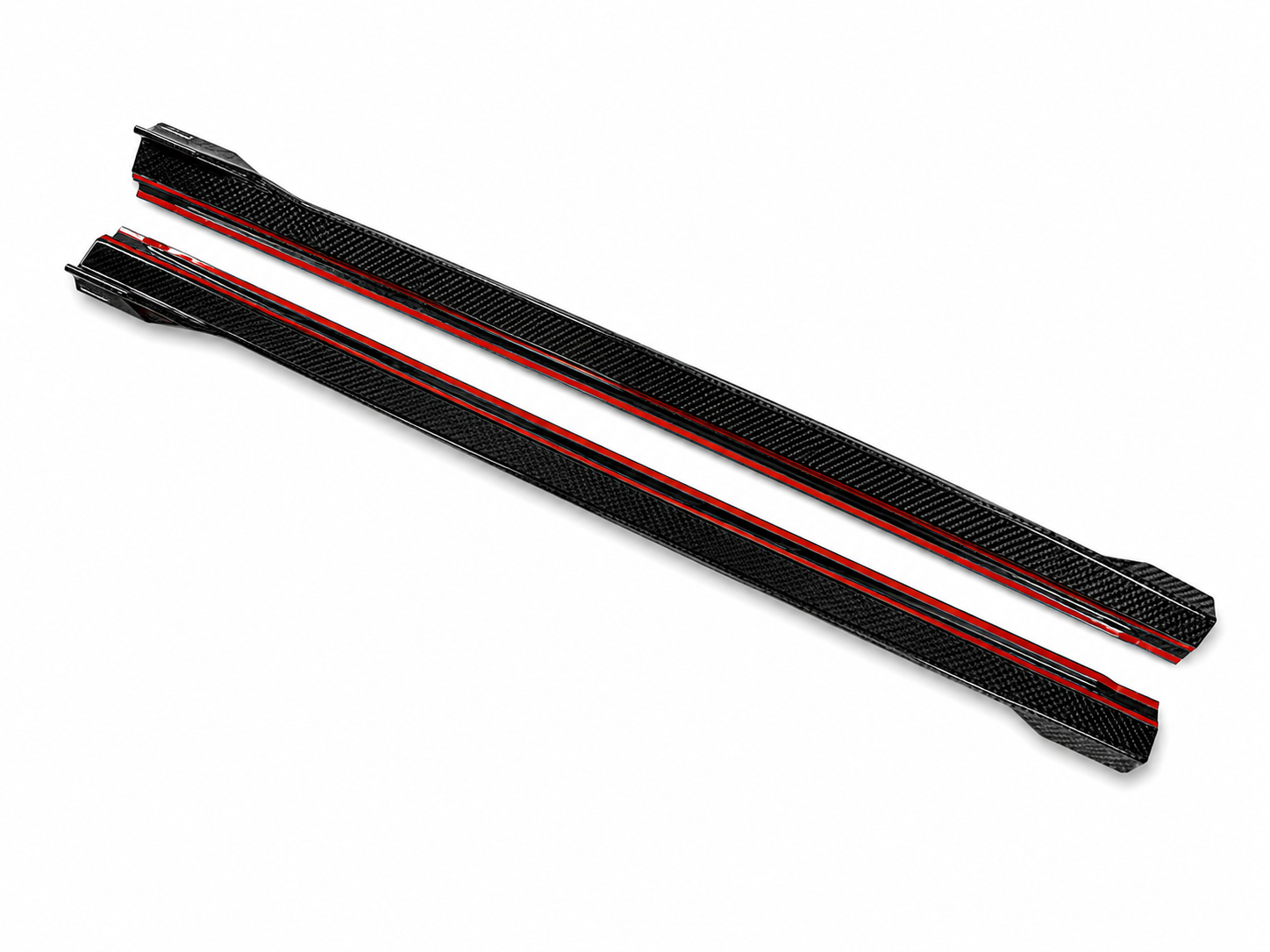 Karbel-Dry Carbon V2 Side Skirts for Audi S4 A4 B9.5 2020-ON Pre-preg Carbon Fiber