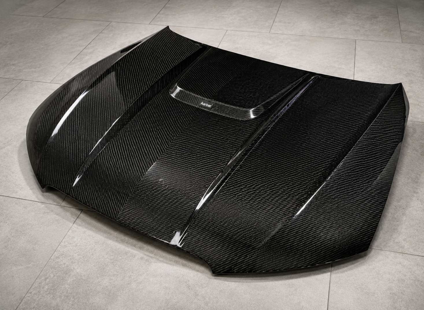 Karbel-Dry Carbon Hood for Audi RS4 S4 A4 S-line B8.5 2013-2016 Carbon Fiber