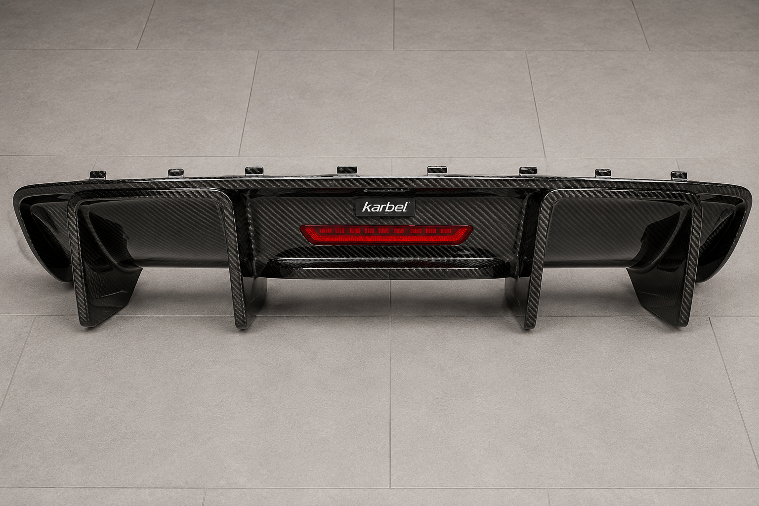 Karbel-Dry Carbon Rear Diffuser for Audi S4 & A4 S Line 2013-2016 B8.5 Carbon Fiber