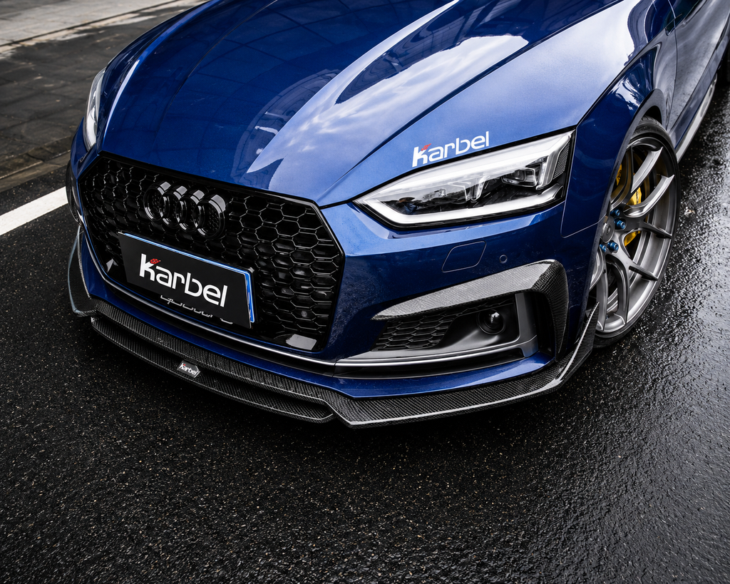 Karbel-Dry Carbon Upper Valences for Audi S5 A5 B9 2017-2019 Pre-preg Carbon Fiber