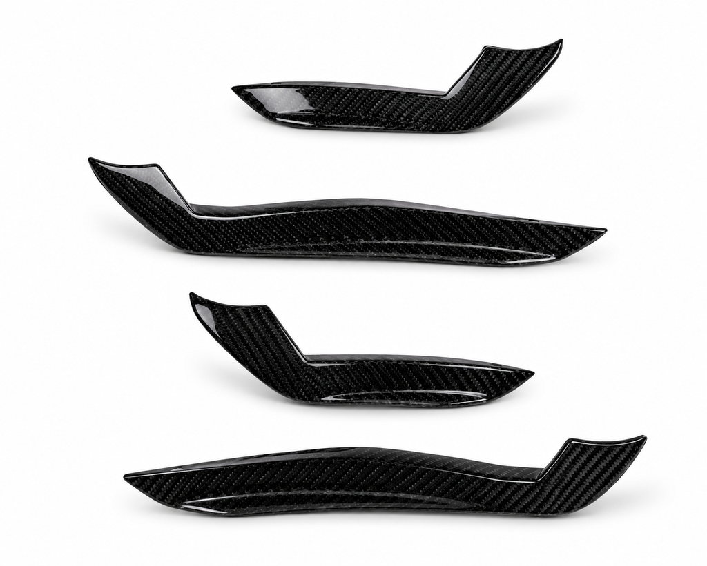 Karbel-Dry Carbon Dry Pre-preg Carbon Fiber Front Canards for Audi S5 A5 B9 2017-2019