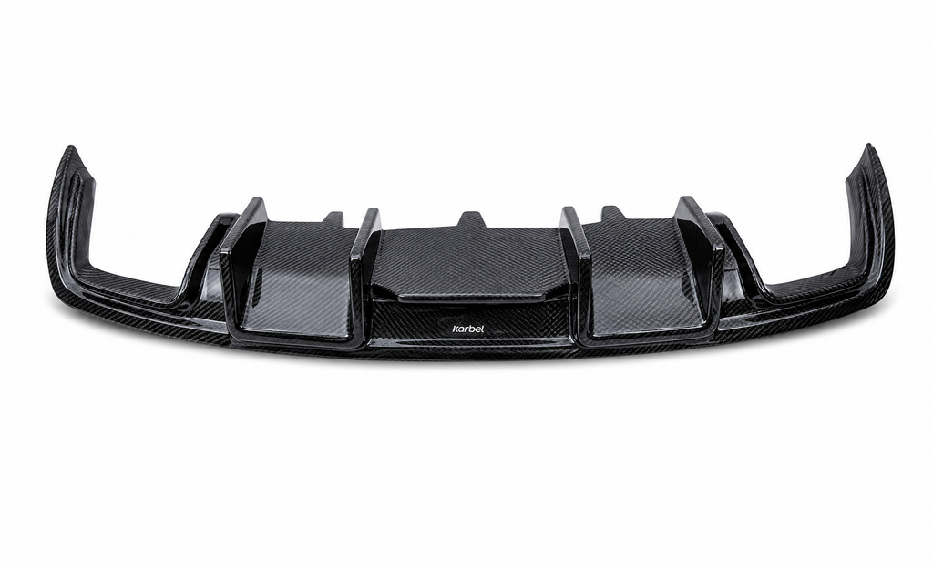 Karbel-Dry Carbon Rear Diffuser for Audi A5 B8.5 Dry Carbon Fiber