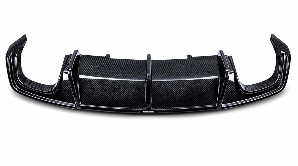 Karbel-Dry Carbon V1 Rear Diffuser for Audi A5 S Line & S5 B8.5 Carbon Fiber