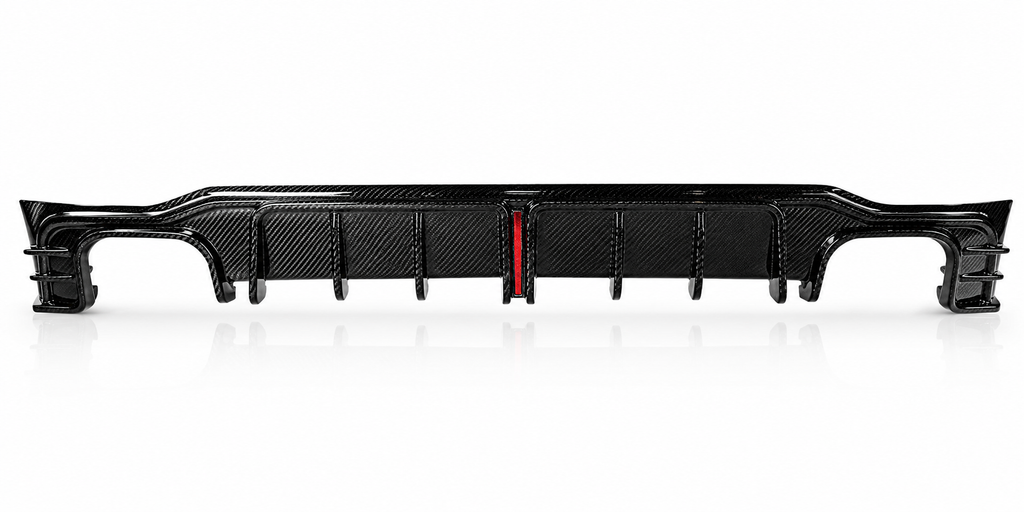Karbel-Dry Carbon V2 Rear Diffuser For Audi A6 Allroad C8 2020-ON Carbon Fiber