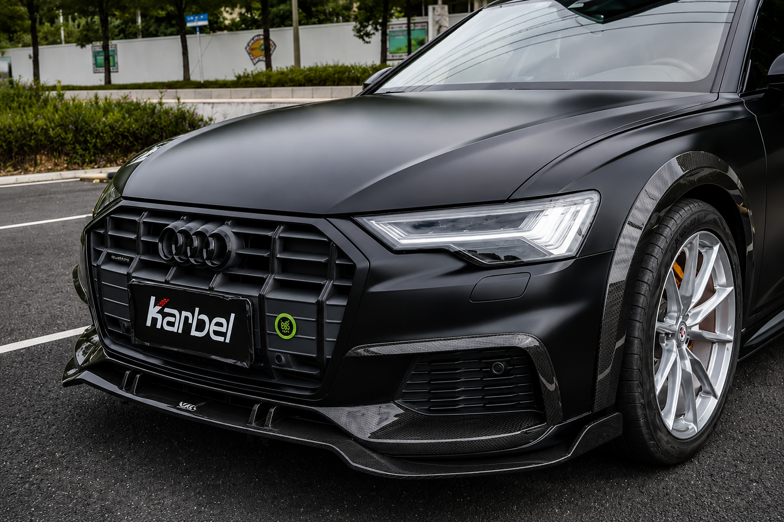 Karbel-Dry Carbon Wheel Arches For Audi A6 Allroad C8 2020-ONWARD Carbon Fiber