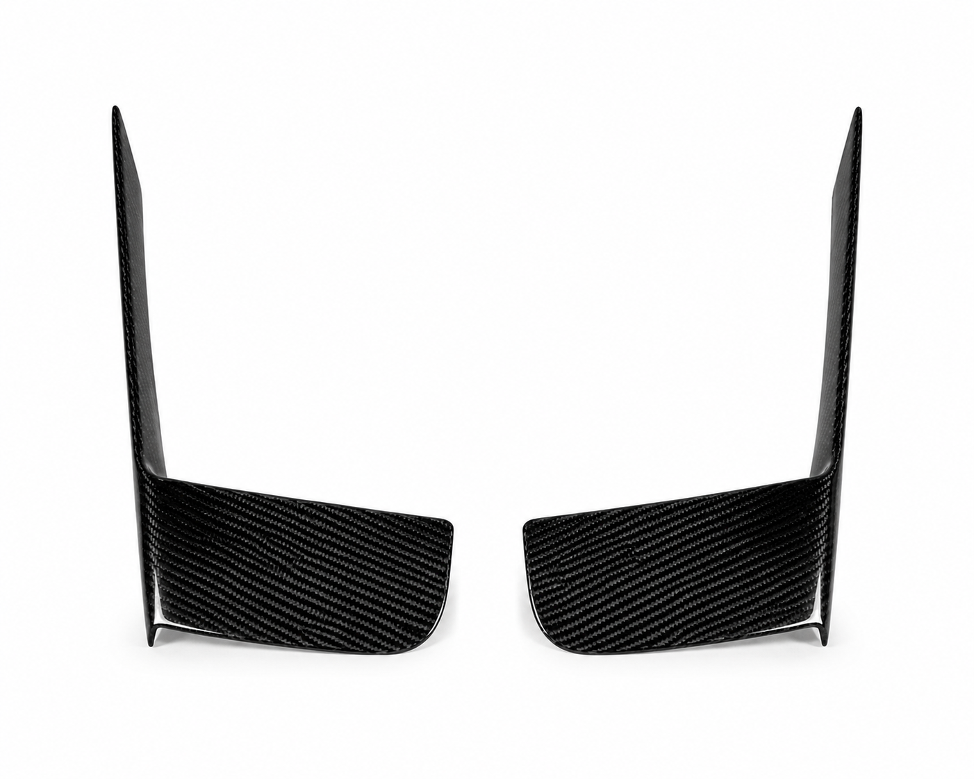 Karbel-Dry Carbon Front Bumper Upper Valences for Porsche 911 991.2 GT3 Pre-preg Carbon Fiber