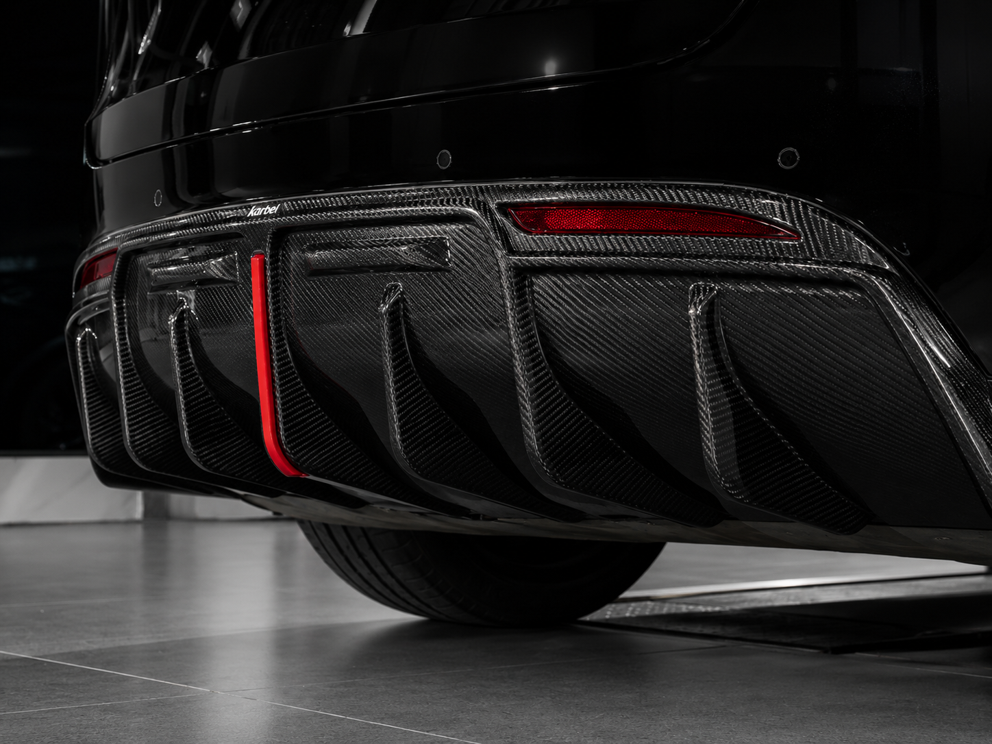 Karbel-Dry Carbon Rear Diffuser for Tesla Model Y / Performance Pre-preg Carbon Fiber