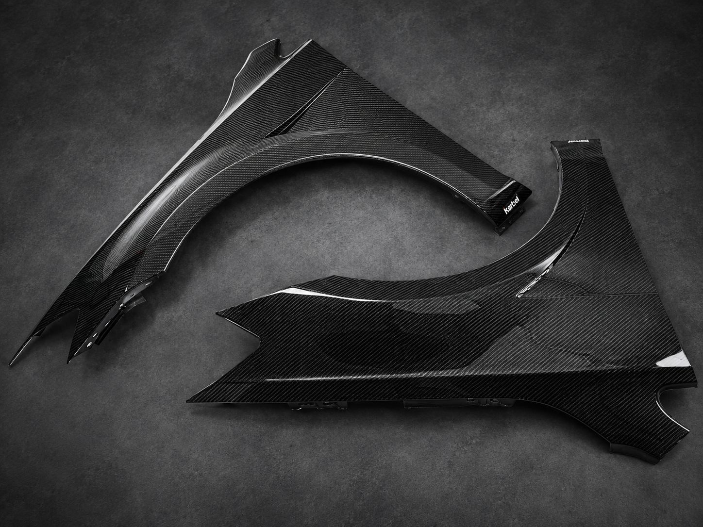 Karbel-Dry Carbon Front Fenders for Volkswagen Golf & GTI & Golf R MK7.5 Carbon Fiber