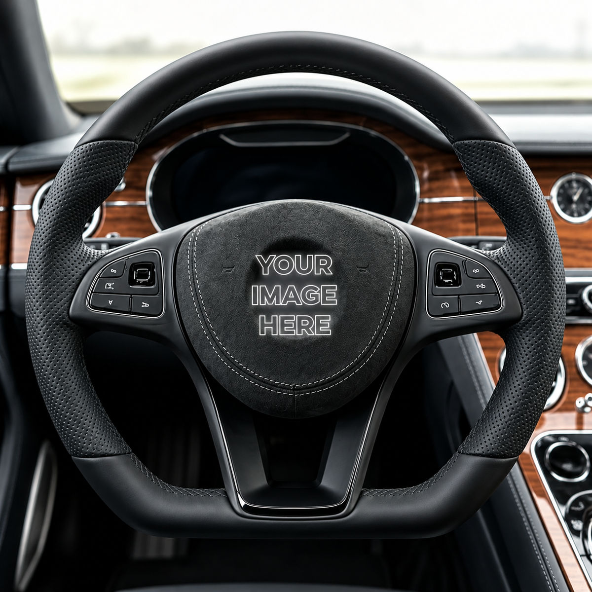 Custom Airbag Cover with Personalised Image | Made to Order