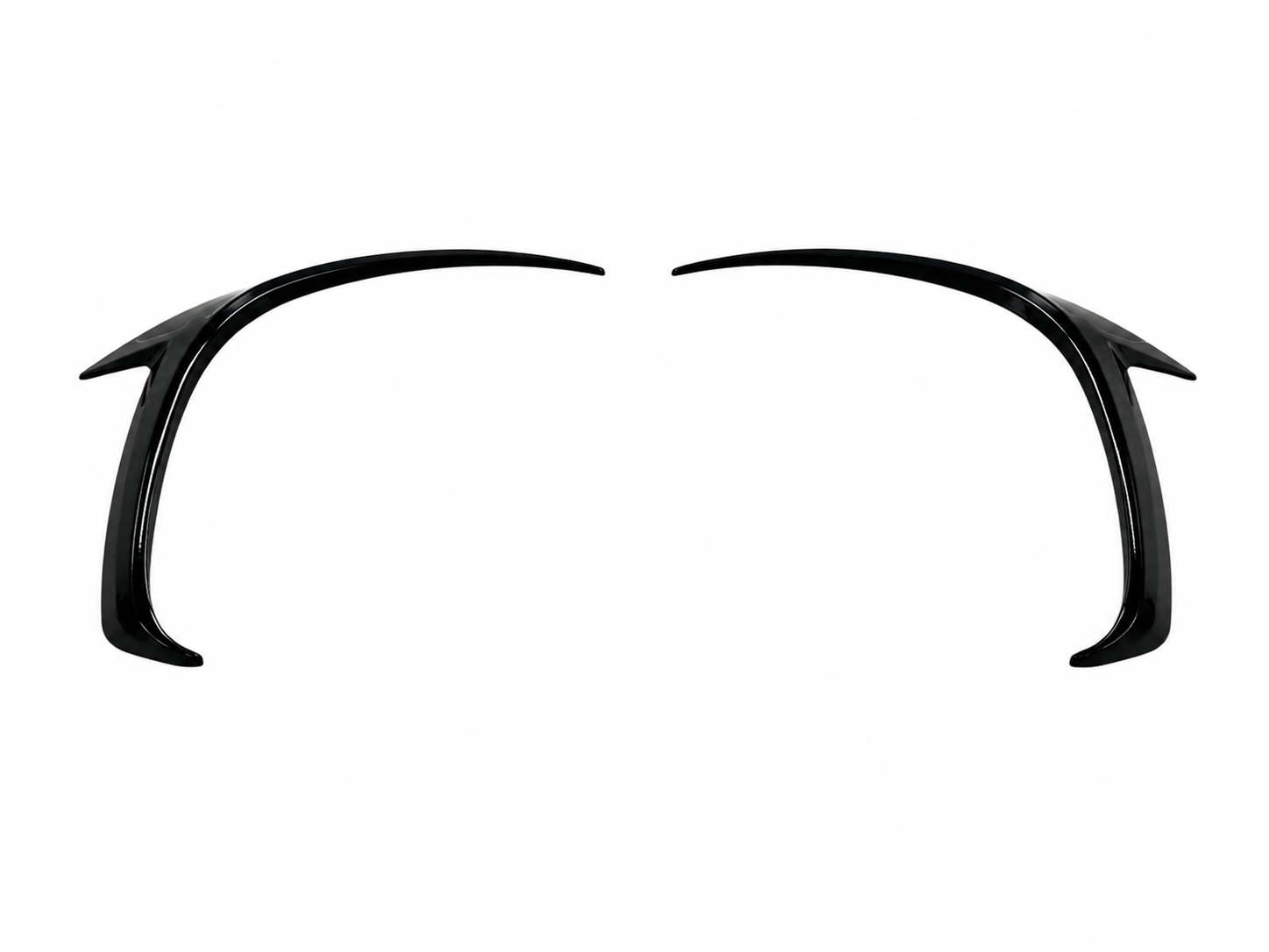 VTEN-Mercedes Benz Front Canards C-Class AMG C63S C63 C43 C450 C300 W205 Sedan W205 Sedan Facelift 2015-2021