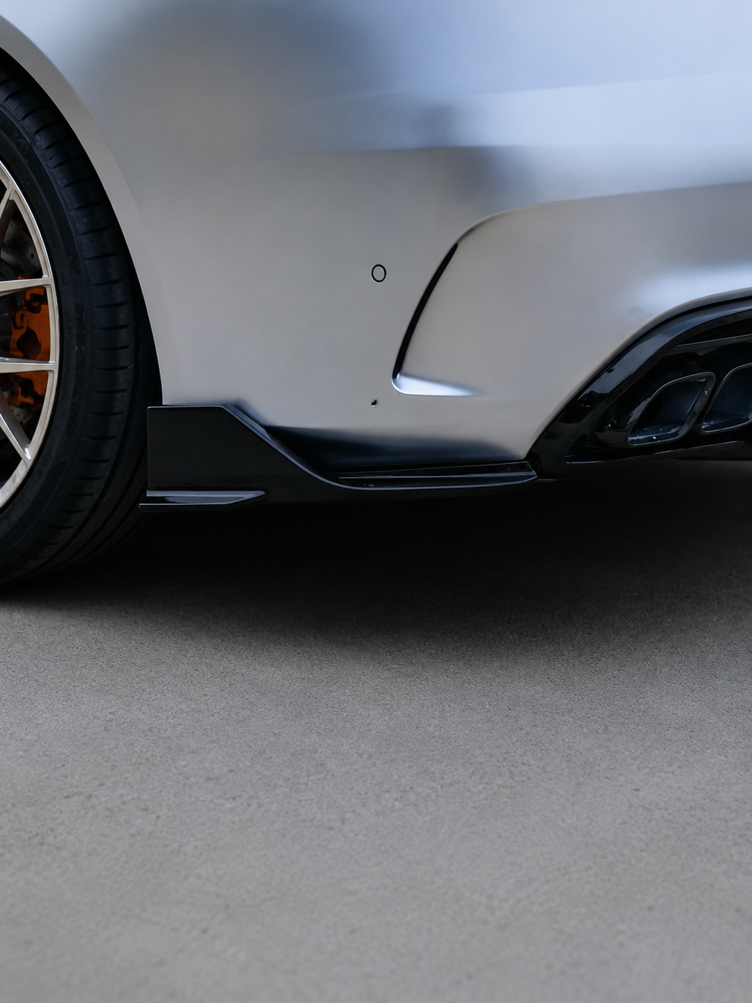 VTEN-Mercedes Benz Rear Canards C-Class AMG C63S C63 C43 C450 C300 W205 Sedan W205 Sedan Facelift 2015-2021