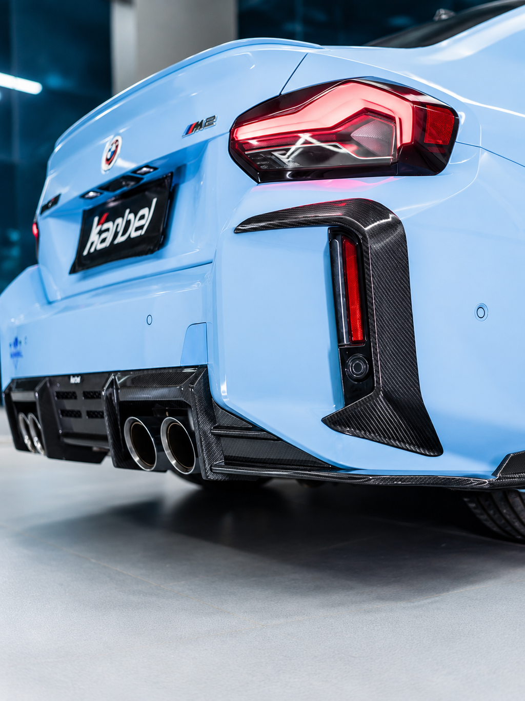 Karbel-Dry Carbon Rear Bumper Canards for BMW M2 / M2CS G87 2023-ONWARDS
