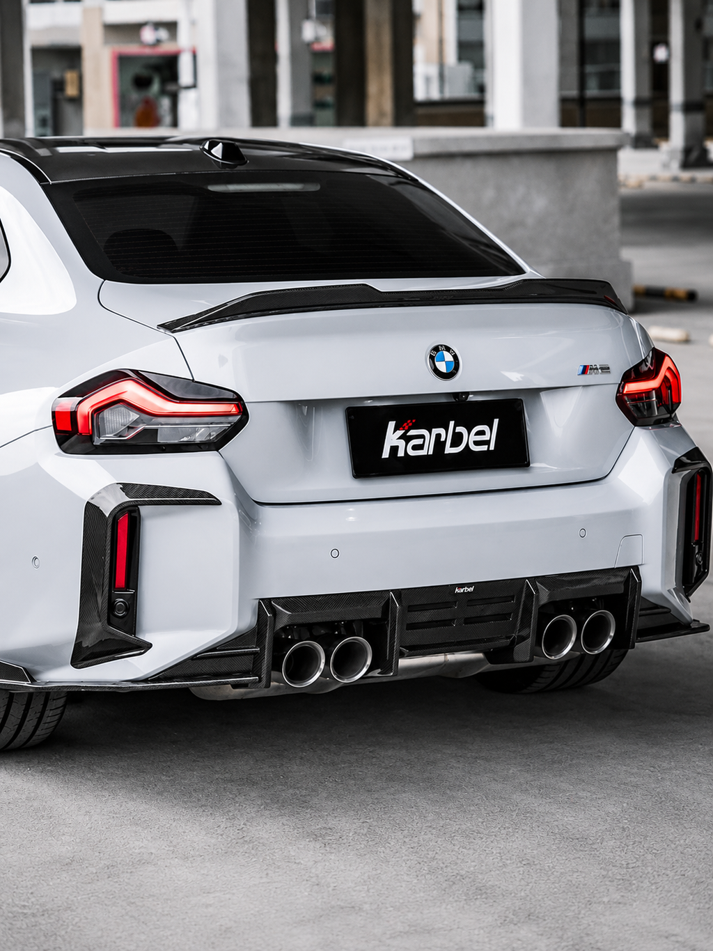 Karbel-Dry Carbon V2 Rear Spoiler for BMW M2 G87 & 2 Series G42 2023-ONWARDS