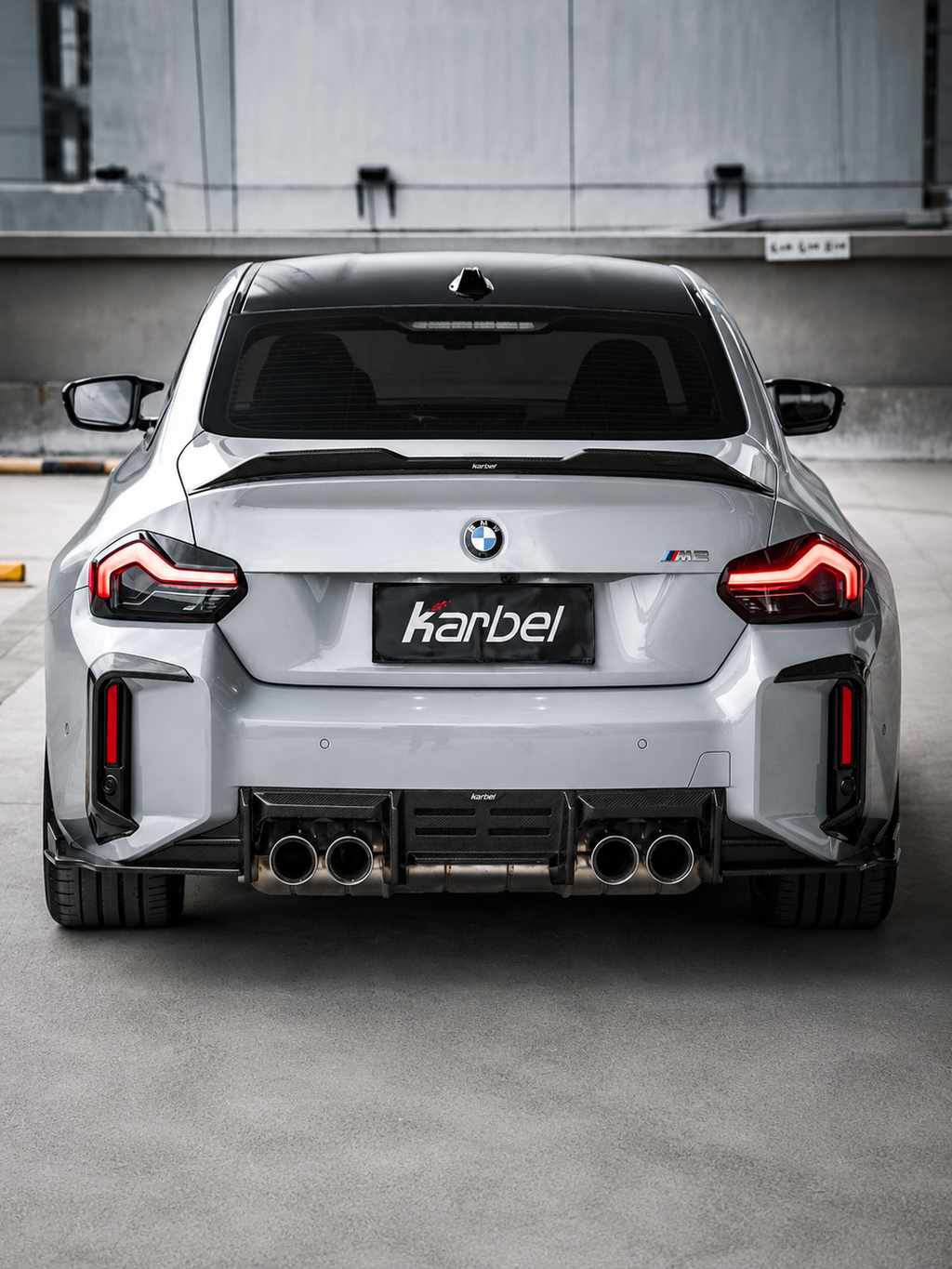 Karbel-Dry Carbon V2 Rear Spoiler for BMW M2 G87 & 2 Series G42 2023-ONWARDS