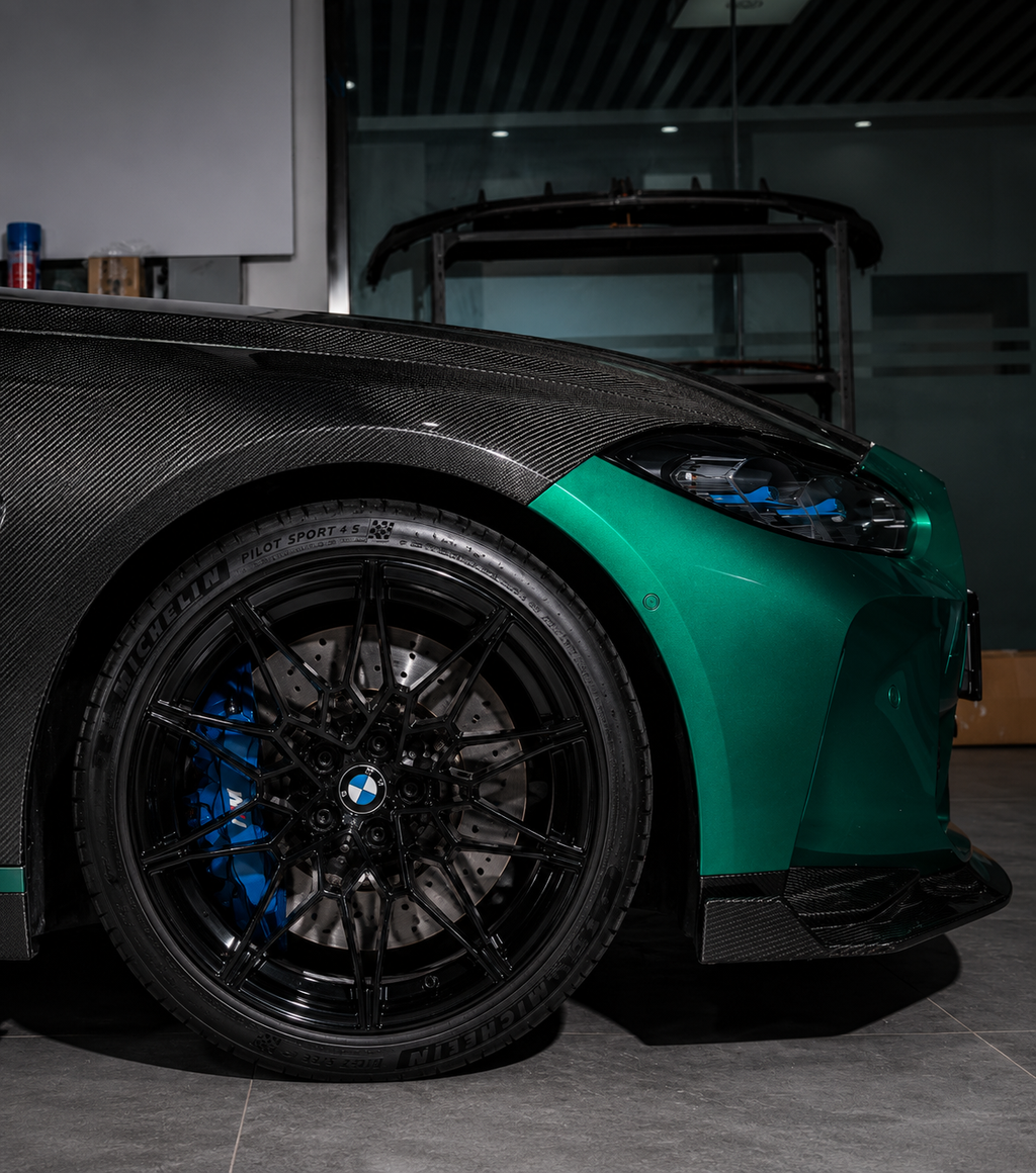 Karbel-Dry Carbon Fiber Front Fenders For M3 G80 2021-Onwards