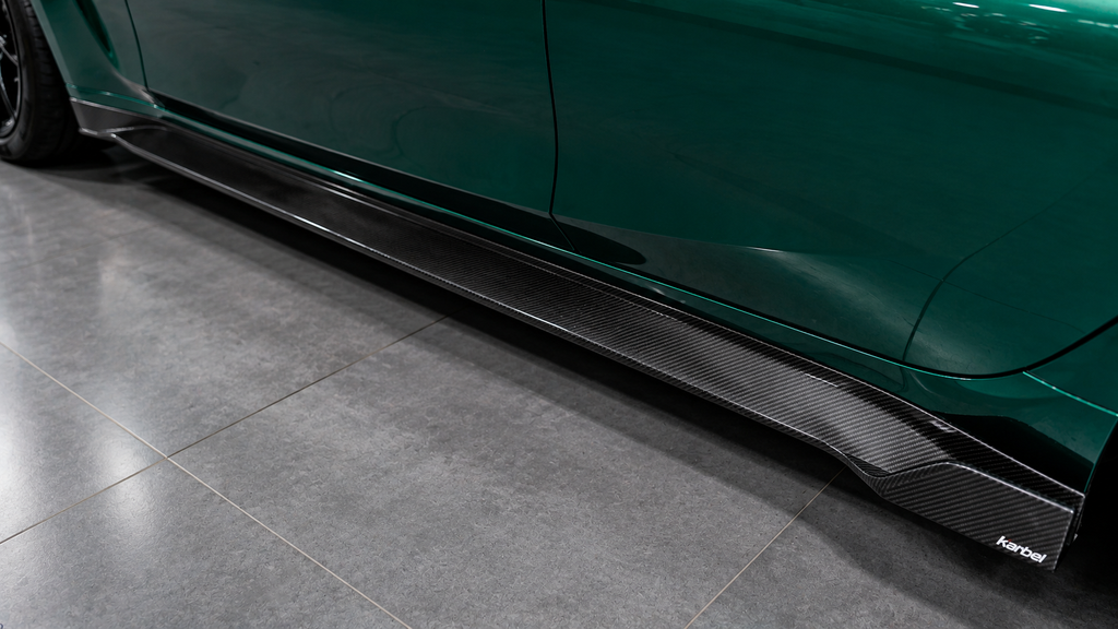 Karbel-Dry Carbon Fiber V2 Side Skirts For M3 G80 2021-Onwards