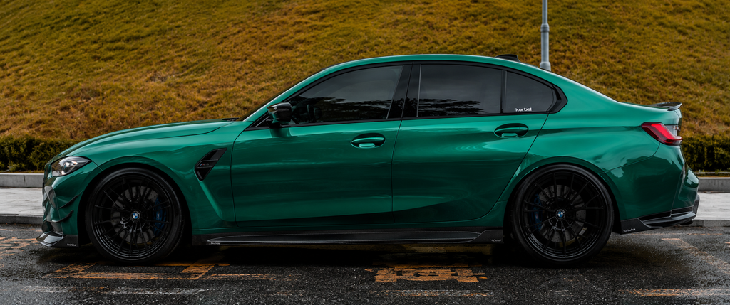 Karbel-Dry Carbon Fiber V2 Side Skirts For M3 G80 2021-Onwards