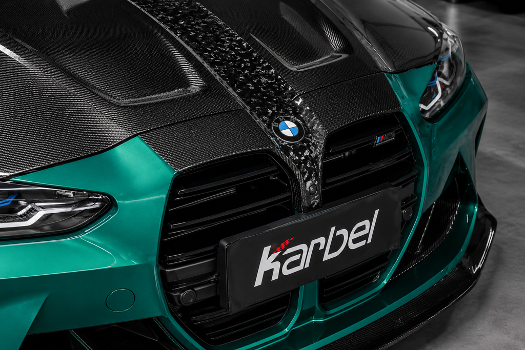 Karbel-Dry Carbon Fiber Hood & Nose Cover for BMW M3 G80 G81 & M4 G82 G83 2021-Onwards