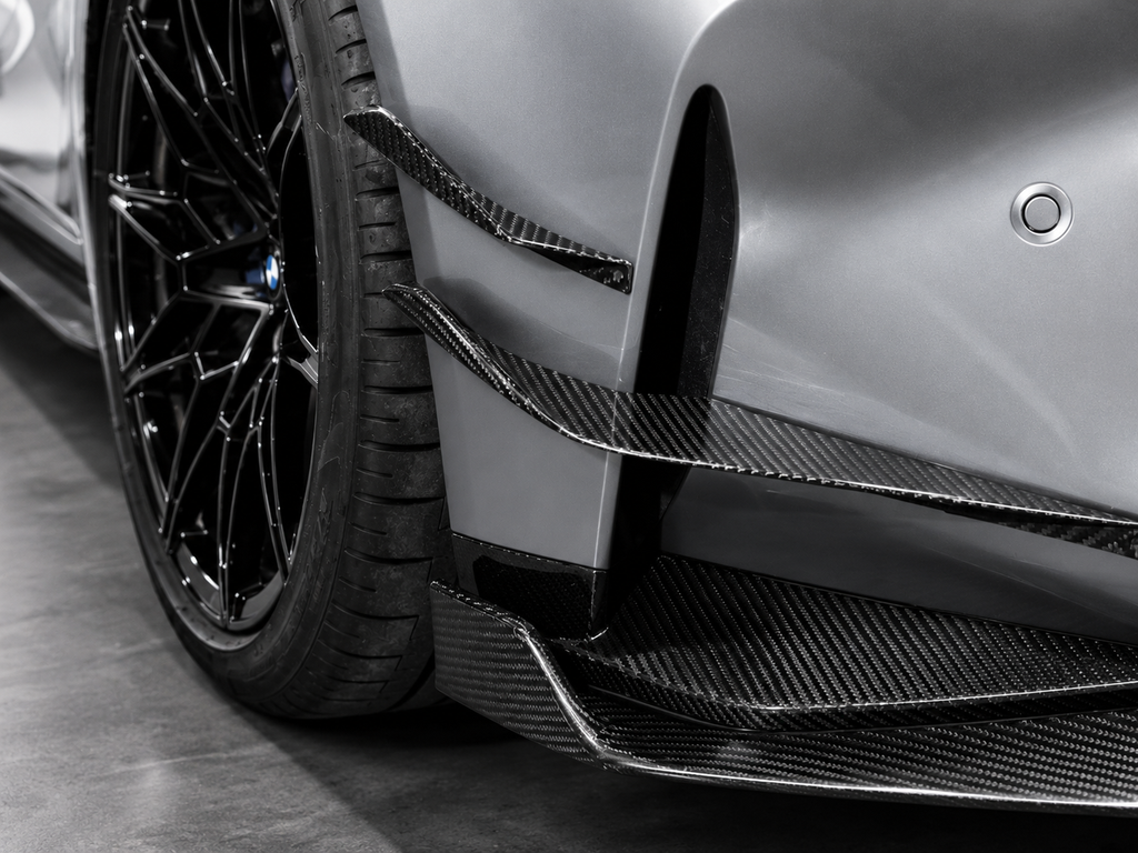 Karbel-Dry Carbon Fiber Front Canards for BMW M3 G80 G81 & M4 G82 G83 2021-Onwards
