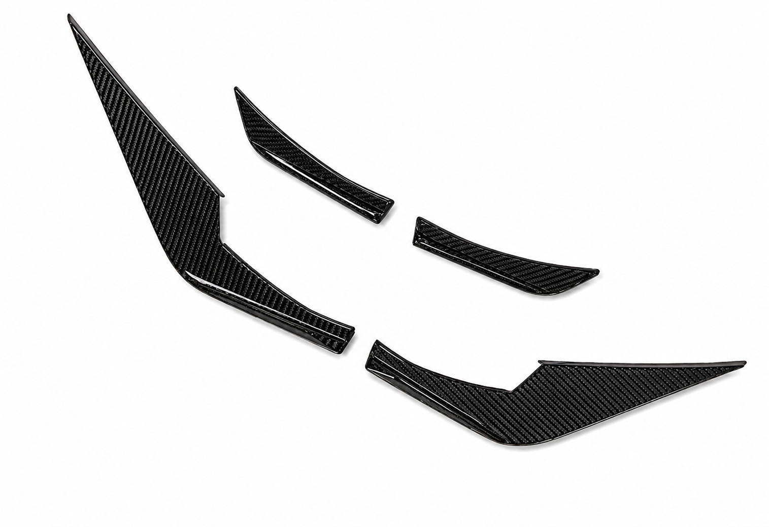 Karbel-Dry Carbon Fiber Front Canards for BMW M3 G80 G81 & M4 G82 G83 2021-Onwards