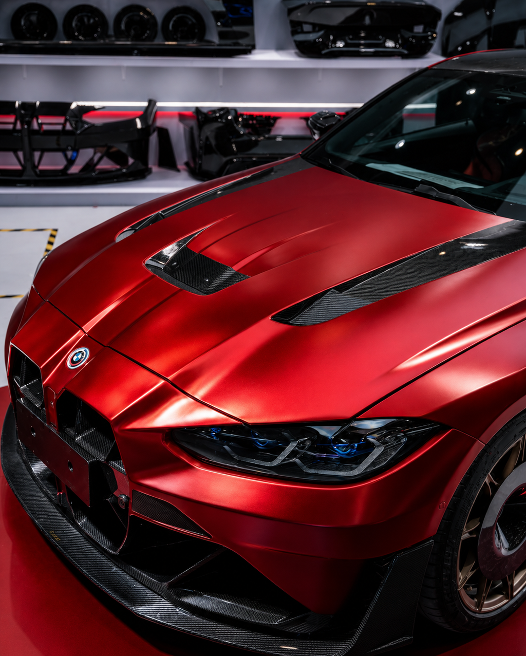 Karbel-Dry Carbon Fiber X Hood for BMW M3 G80 G81 & M4 G82 G83 2021-Onwards