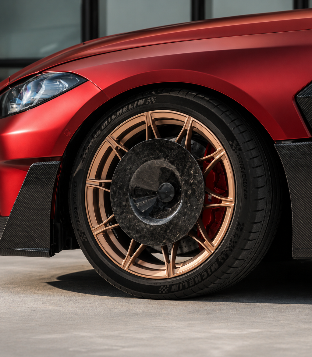 Karbel-Dry Carbon Fiber X Aero Discs for BMW M4 G82 G83 2021-Onwards