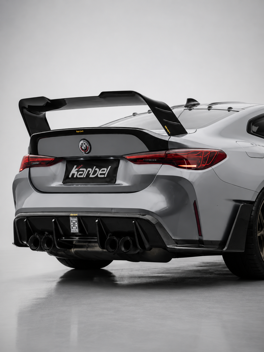 Karbel-Dry Carbon Fiber X V2 Rear Bumper Set for BMW M4 G82 G83 2021-Onwards