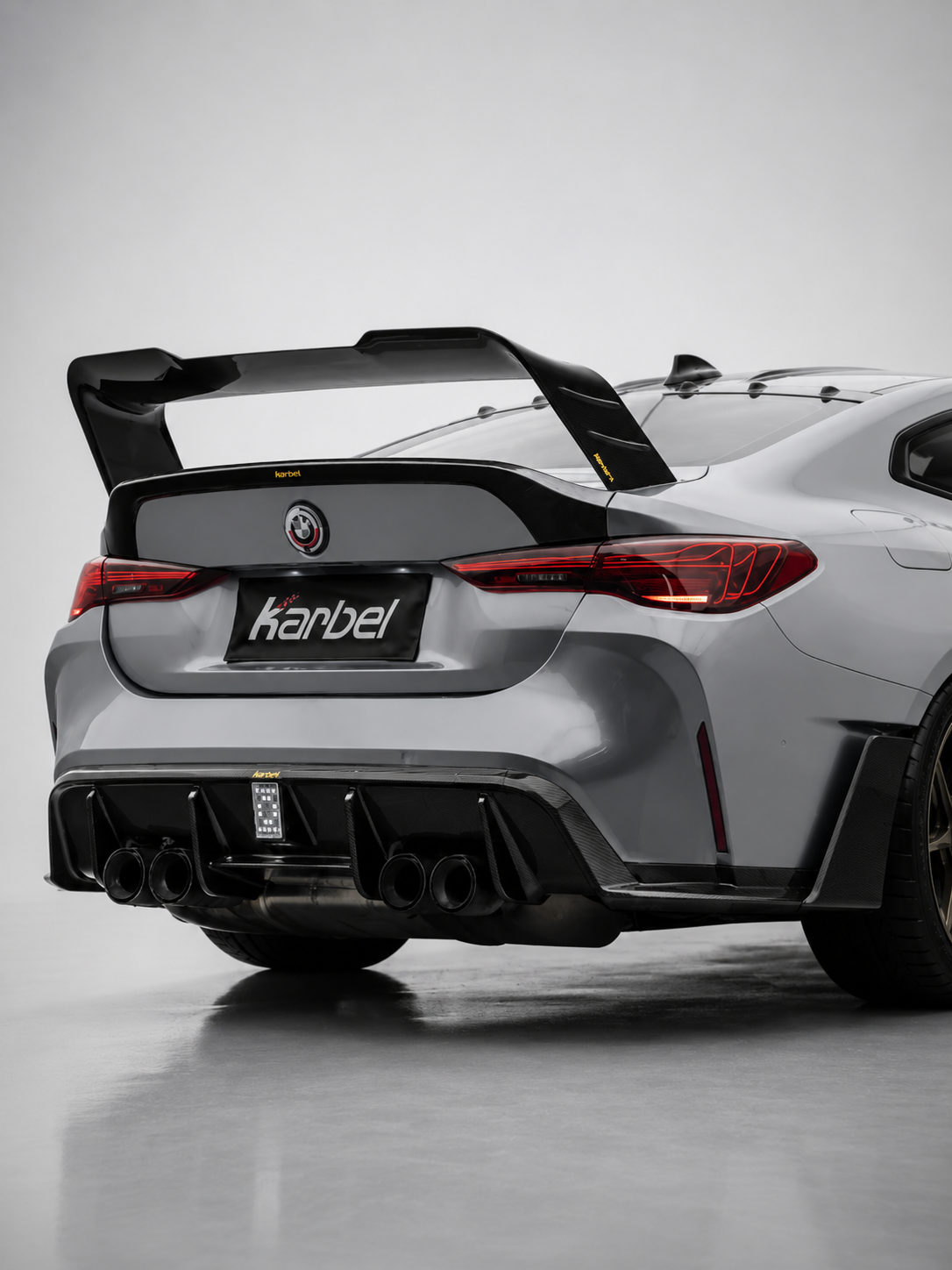 Karbel-Dry Carbon Fiber X V2 Rear Bumper Set for BMW M4 G82 G83 2021-Onwards