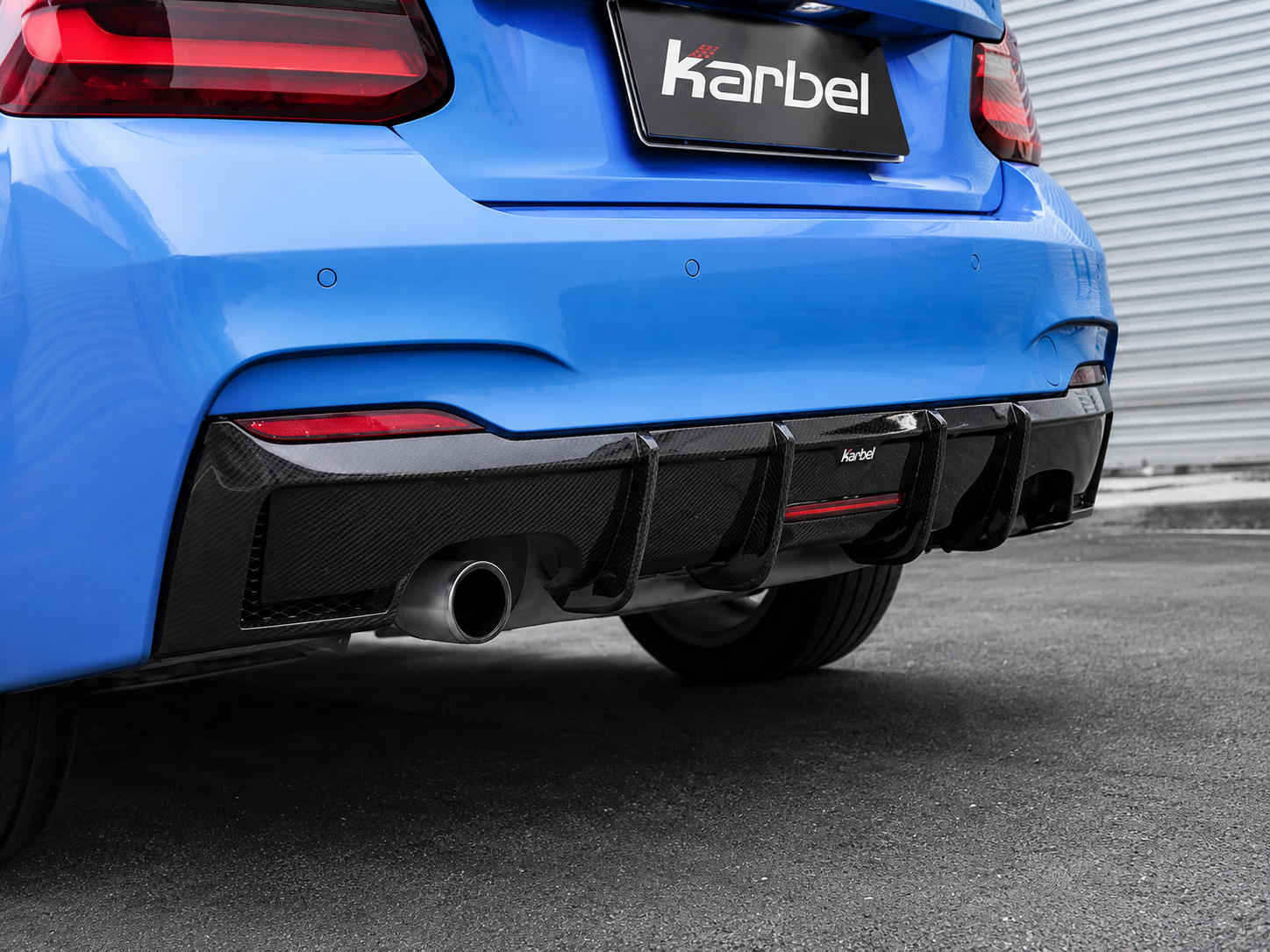 Karbel-Dry Carbon Fiber Rear Diffuser for BMW 2 Series M240i 230i F22/F23 2017-2021