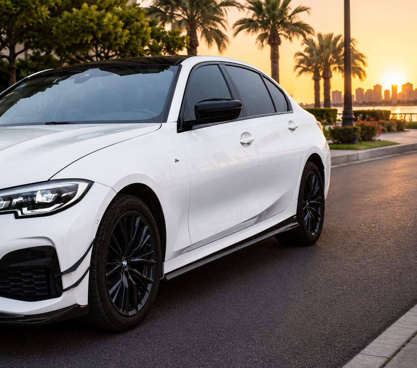 Karbel-Dry Carbon Fiber Side Skirts for BMW 3 Series G20 Pre-LCI