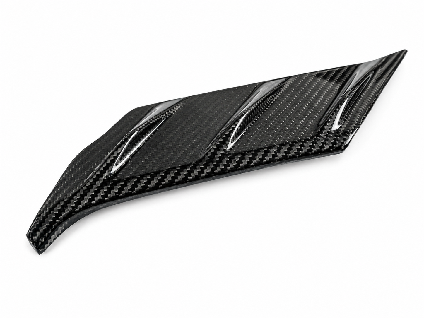 Karbel-Dry Carbon Fiber V2 Front Bumper Upper Valences Trim for BMW 3 Series G20 330i M340i G21 LCI 2023-Onwards