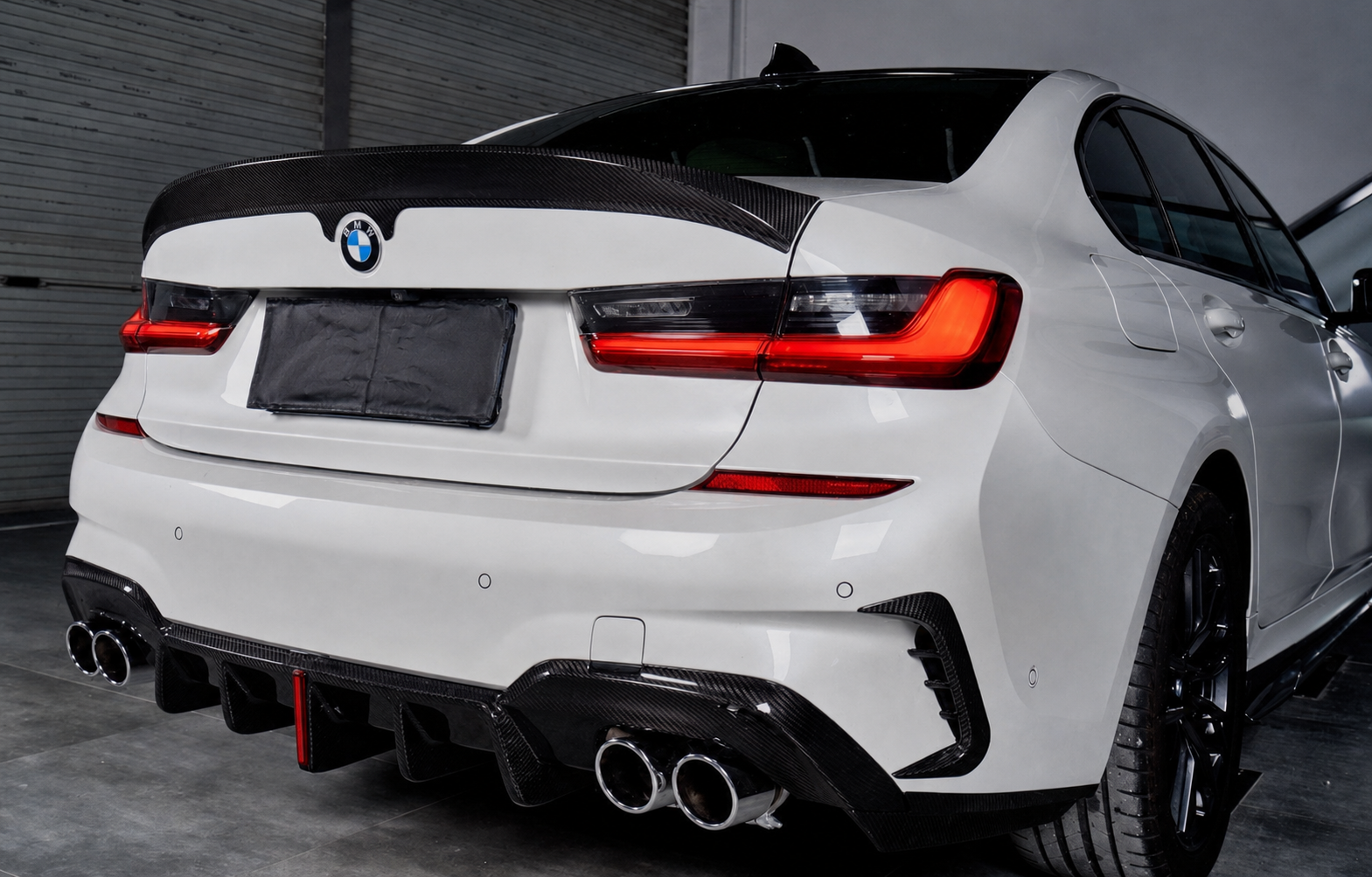 Karbel-Dry Carbon Fiber V1 Rear Spoiler for BMW M3 G80 & 3 Series 330i M340i G20 Sedan