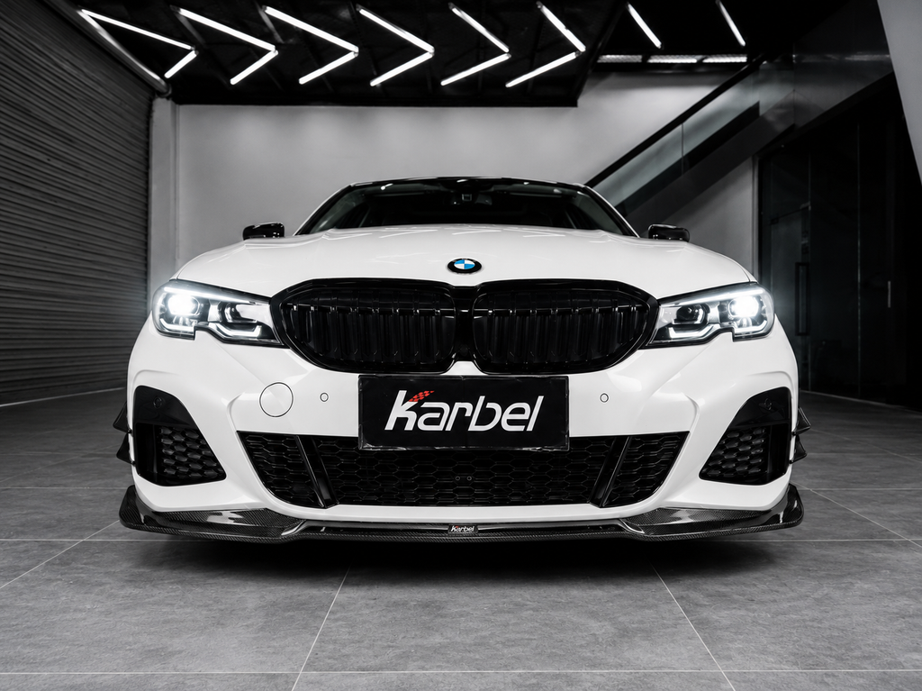 Karbel-Dry Carbon Fiber Front Lip for BMW 3 Series G20 2019-2022