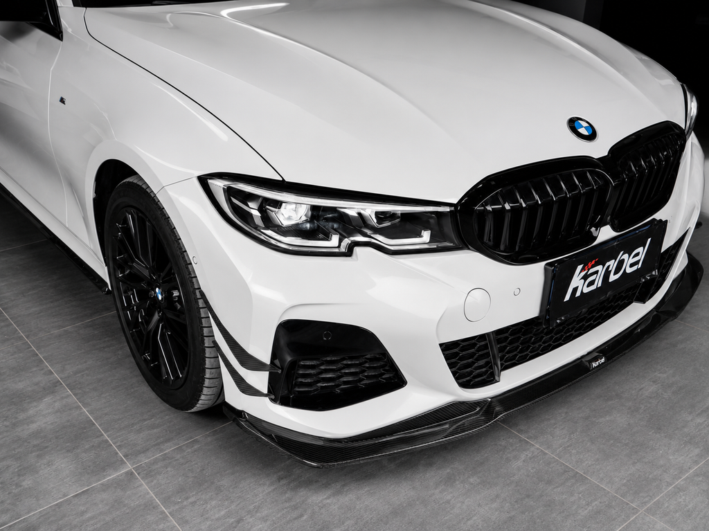 Karbel-Dry Carbon Fiber Front Lip for BMW 3 Series G20 2019-2022