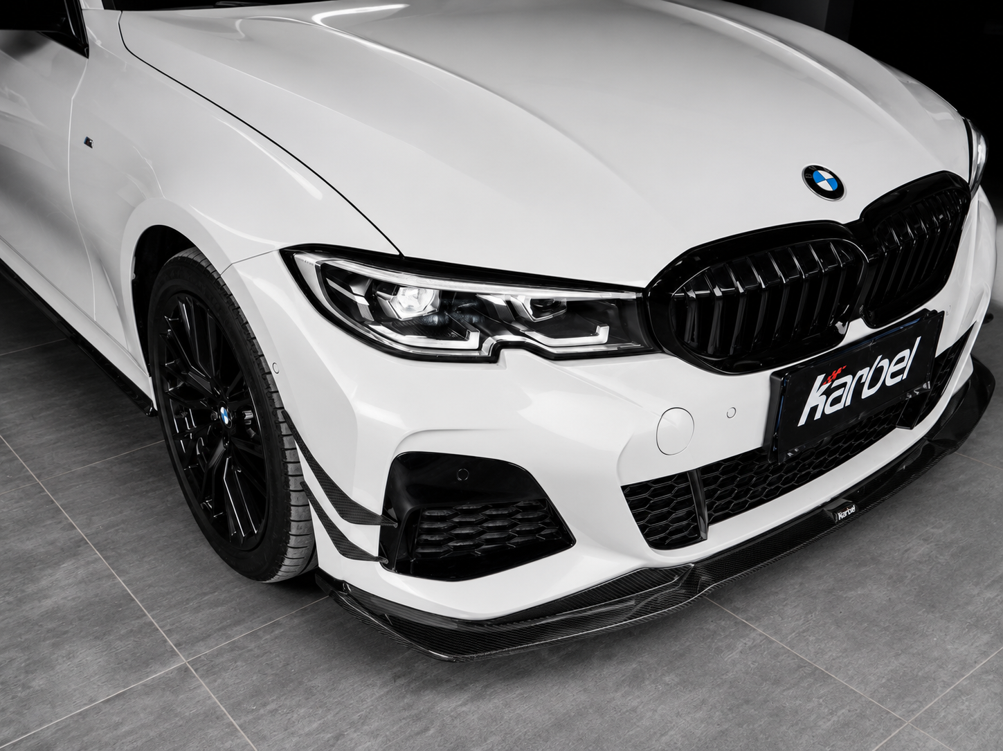 Karbel-Dry Carbon Fiber Front Lip for BMW 3 Series G20 2019-2022
